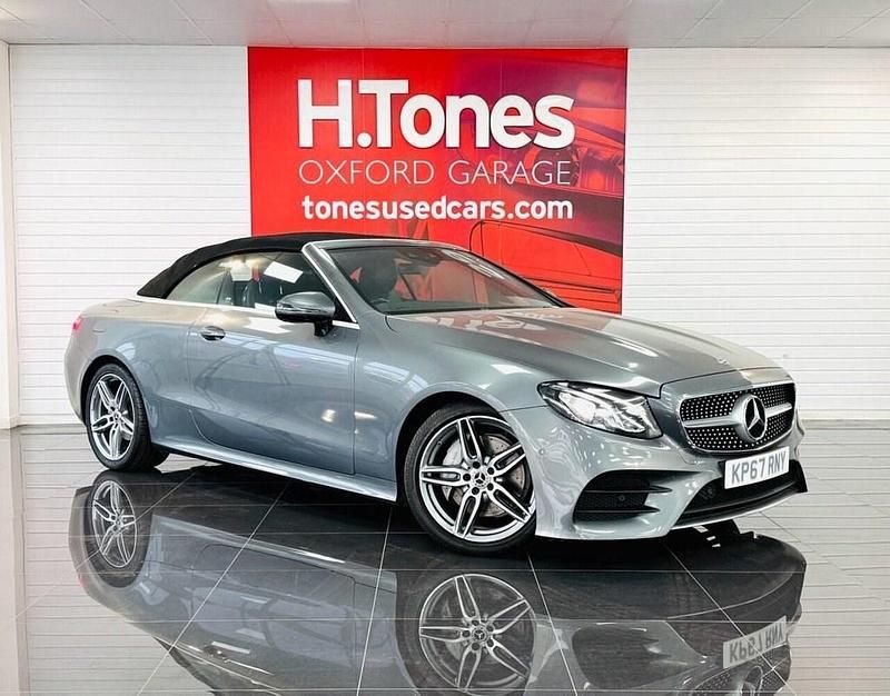 Used Mercedes E220 AMG line 194 HP (142 kW) 2017 Grey Cabriolet