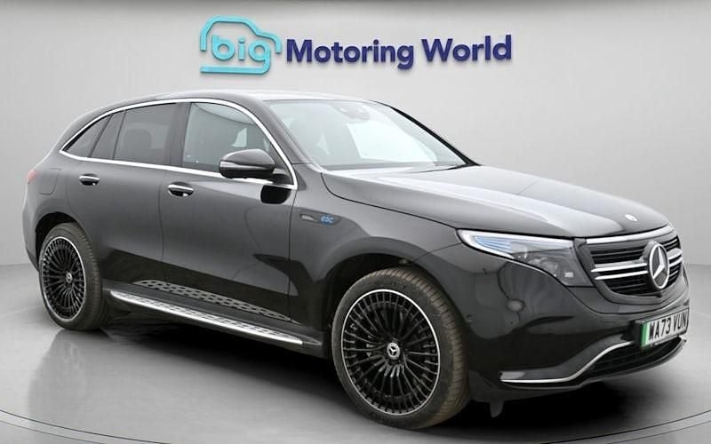 Used Mercedes EQC400 AMG line 300 kW (408 HP) 2023 Black SUV