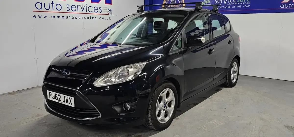 Used Ford C-MAX Zetec 103 HP (75 kW) 2012 Black MPV