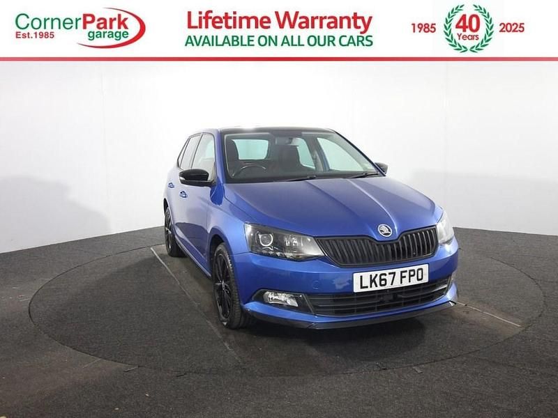 Used Skoda Fabia Monte Carlo 95 HP (69 kW) 2017 Blue Hatchback