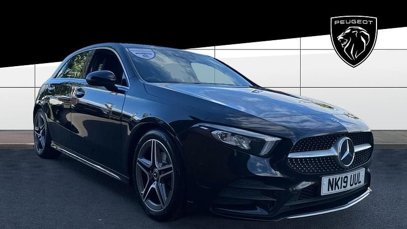 Black Used 2019 Mercedes A180 AMG Line Premium Hatchback | £16,010 (Fair price) - Image 1/3