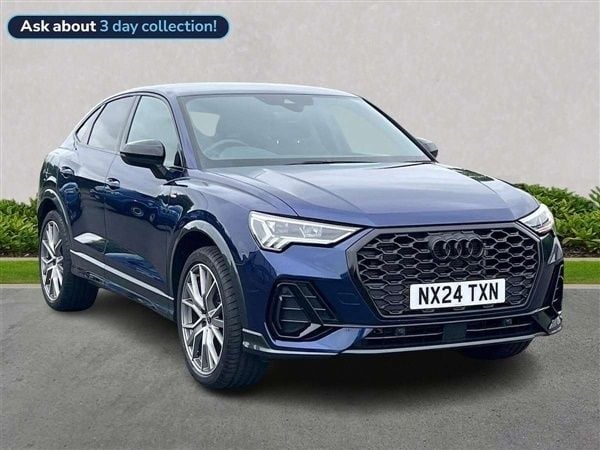 Blue Used 2024 Audi Q3 Black Edition SUV | £32,676 (Good price) - Image 1/4