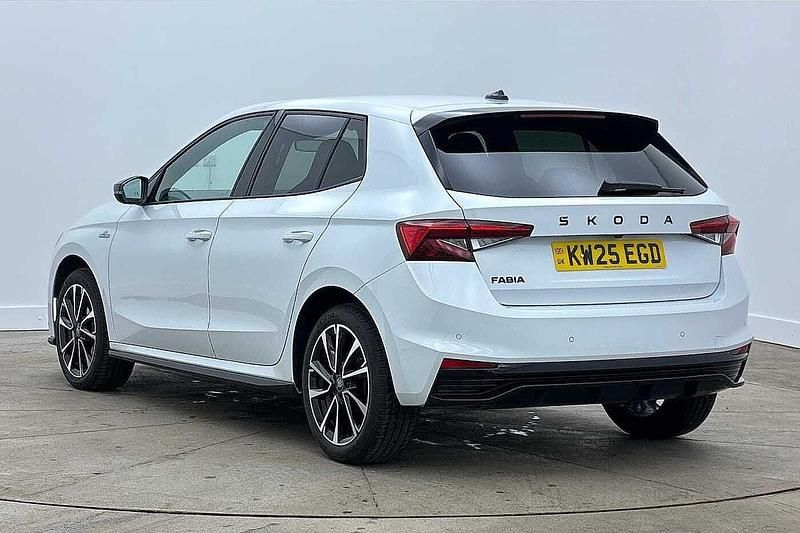 Used Skoda Fabia Monte Carlo 85 HP (62 kW) 2025 Moon white metallic Hatchback