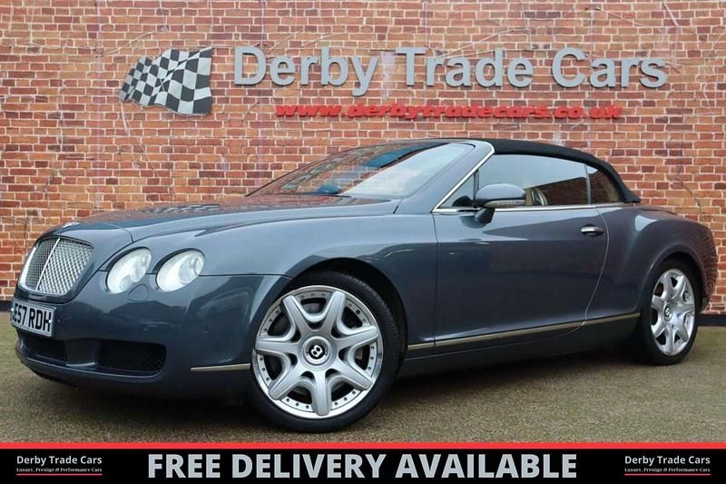 Used Bentley Continental GT Convertible 560 HP (411 kW) 2007 Grey Cabriolet