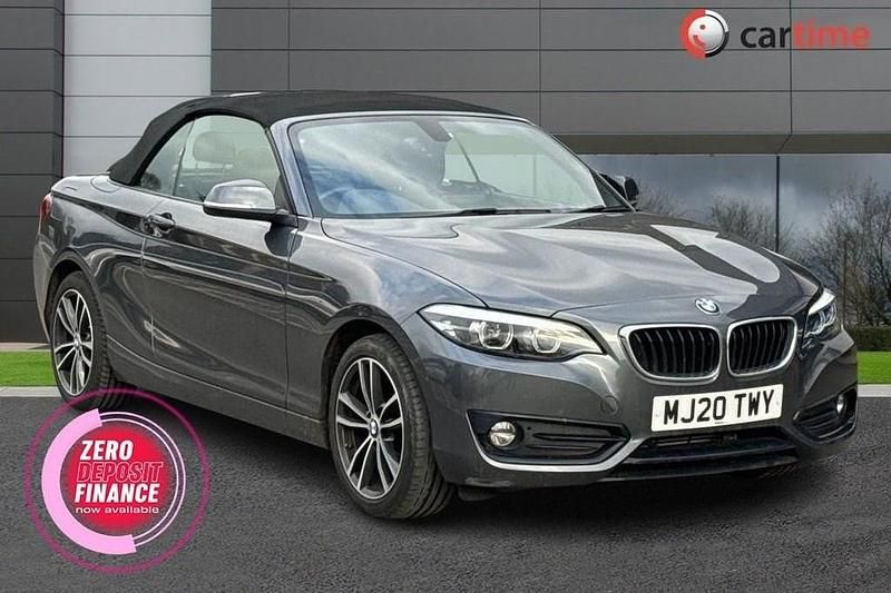 Used BMW 218 Sport Line 150 HP (110 kW) 2020 Grey Cabriolet