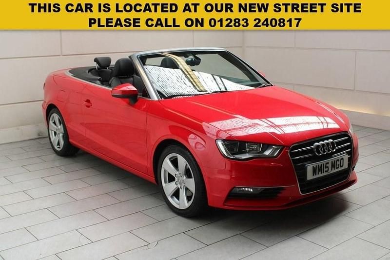 Red Used 2015 Audi A3 Cabriolet Sport Cabriolet | £7,850 (Good price) - Image 1/3