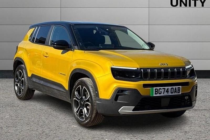 Yellow Used 2024 Jeep Avenger EV SUV | £22,799 (A bit pricey) - Image 1/1