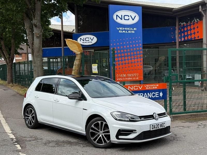 White Used 2020 VW Golf VII R-line Edition Hatchback | £15,990 (Good price) - Image 1/3