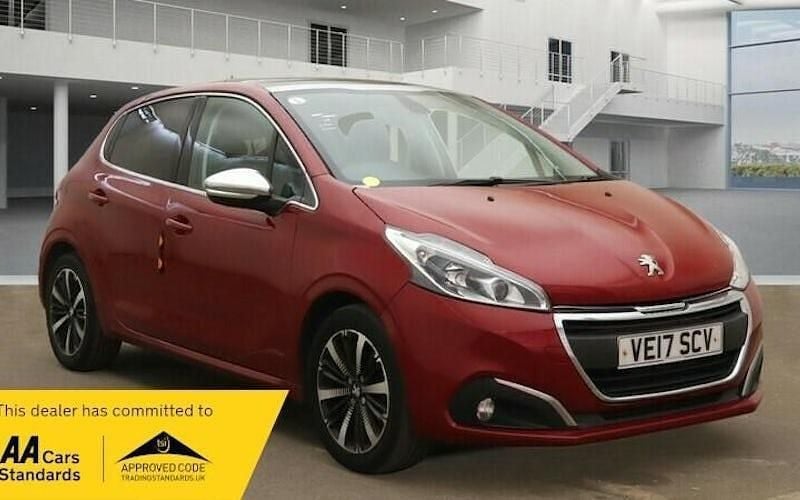 Red Used 2017 Peugeot 208 Allure Premium Hatchback | £5,295 (Good price) - Image 1/4