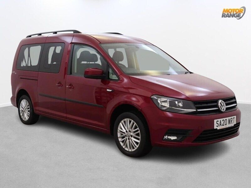 Red Used 2020 VW Caddy Maxi Life MPV | £18,495 (Fair price) - Image 1/4