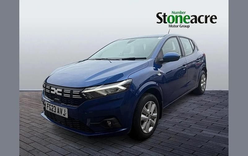 Used Dacia Sandero Expression 90 HP (66 kW) 2023 Blue Hatchback
