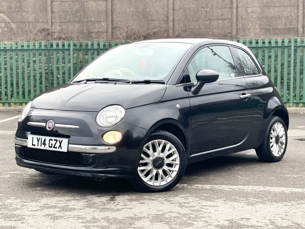 Used Fiat 500 Lounge 69 HP (50 kW) 2014 Black Hatchback
