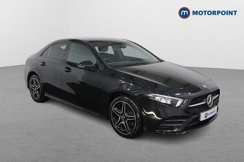 Black Used 2021 Mercedes A250 AMG line Sedan | £20,049 (Fair price) - Image 1/4