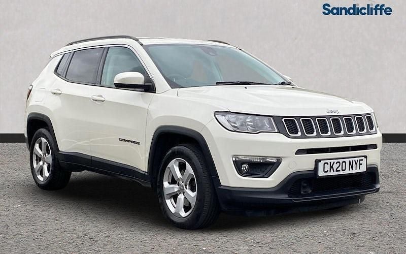 White Used 2020 Jeep Compass Longitude SUV | £12,567 (Fair price) - Image 1/4