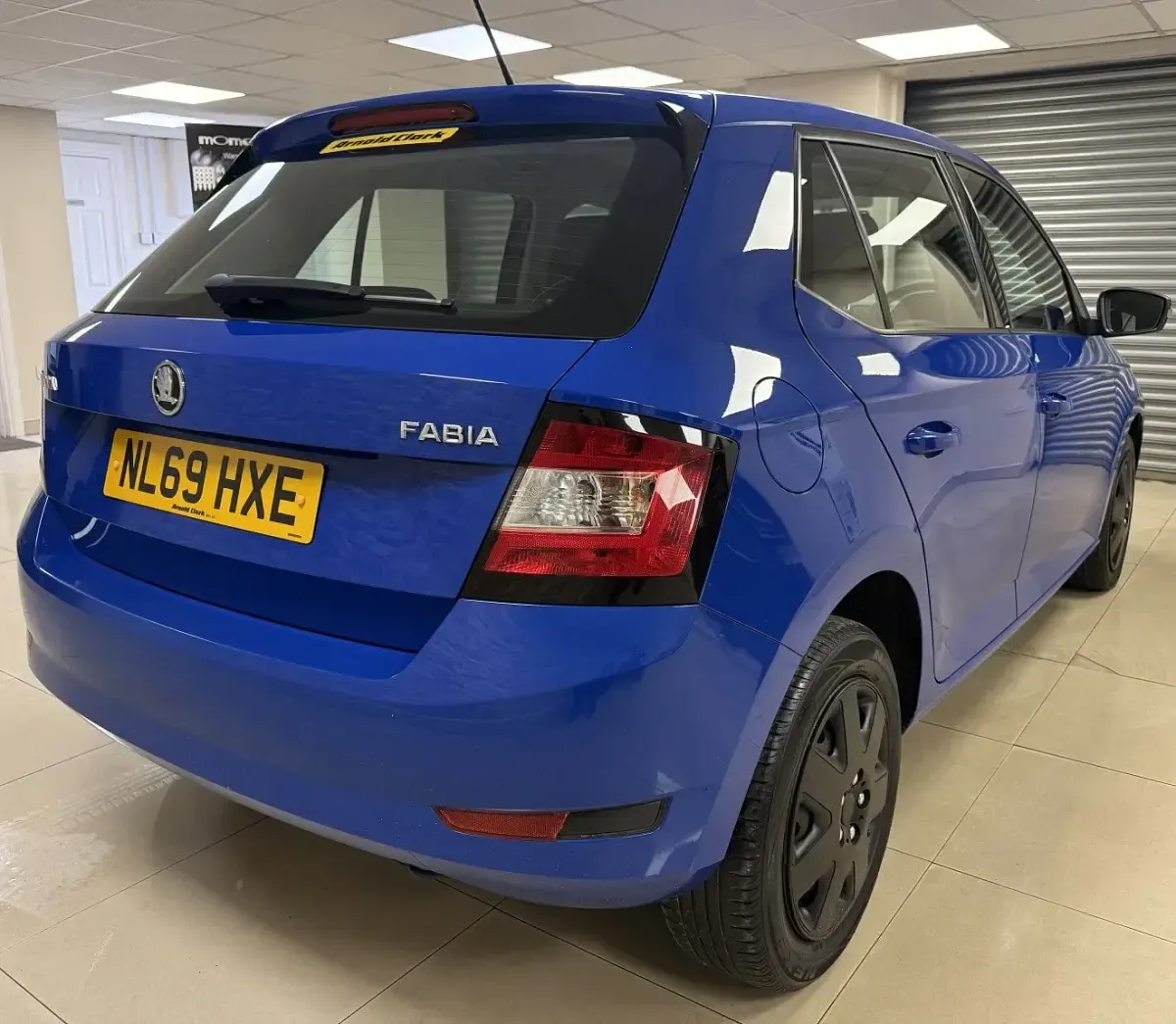 Used Skoda Fabia 75 HP (55 kW) 2019 Blue Hatchback