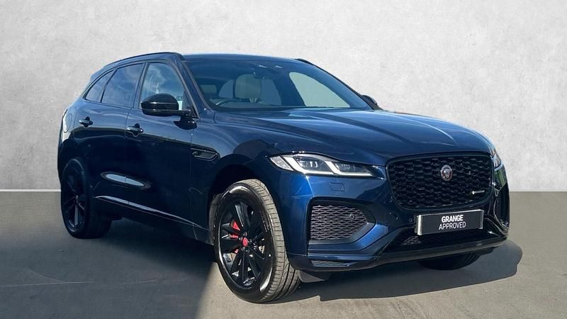 Blue Used 2022 Jaguar F-Pace R-Dynamic SUV | £31,890 (Fair price) - Image 1/4