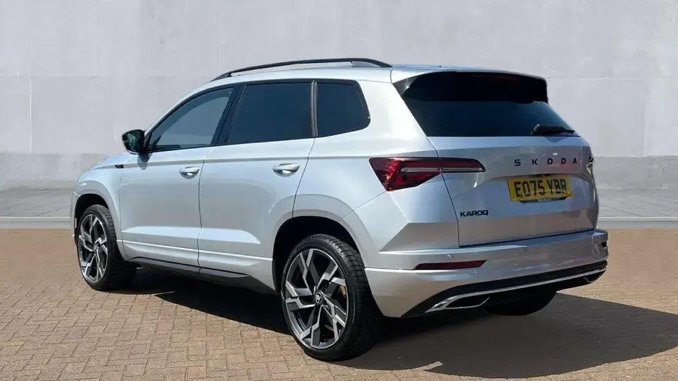 Used Skoda Karoq SportLine 150 HP (110 kW) 2025 Silver SUV