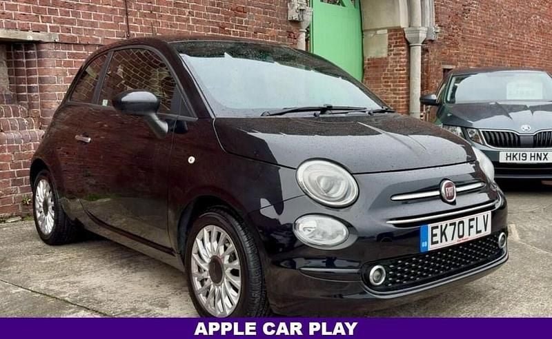 Used Fiat 500 Lounge 70 HP (51 kW) 2020 Black Hatchback