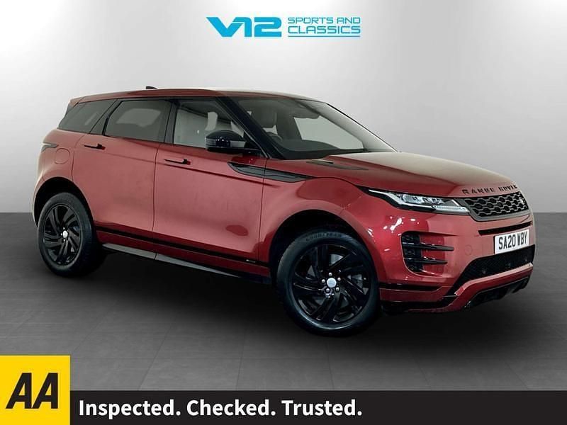 Red Used 2020 Land Rover Range Rover evoque R-Dynamic Estate | £17,895 (Super price) - Image 1/2