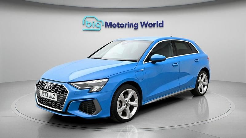 Used Audi A3 Sportback e-tron S-Line 204 HP (150 kW) 2023 Blue Hatchback