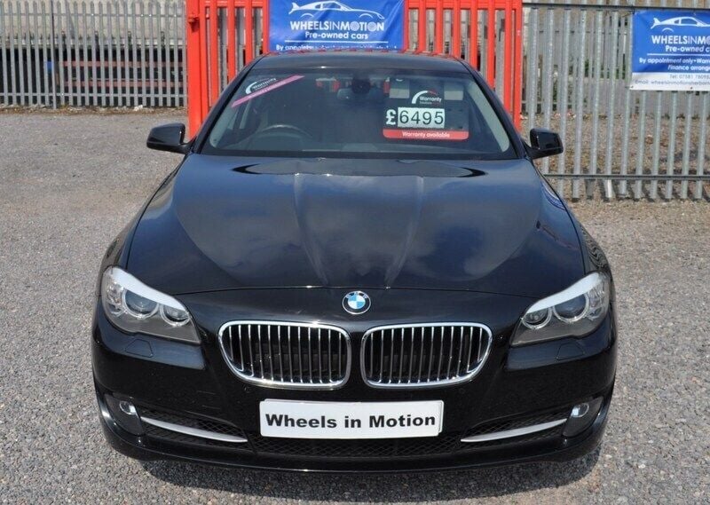 Black Used 2012 BMW 520 Efficient Dynamics Sedan | £6,495 (Fair price) - Image 1/4