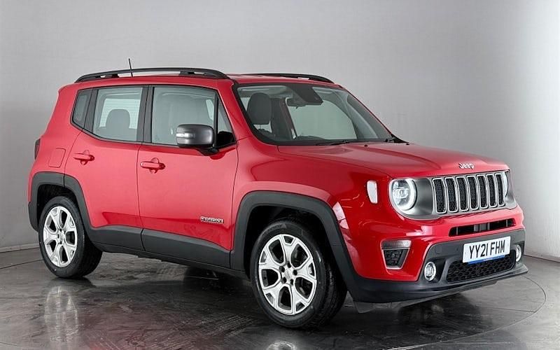 Red Used 2021 Jeep Renegade Limited SUV | £14,550 (Fair price) - Image 1/3