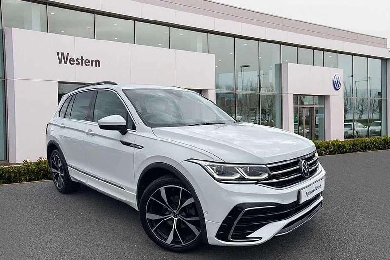 White Used 2023 VW Tiguan R-line SUV | £27,999 (Fair price) - Image 1/4