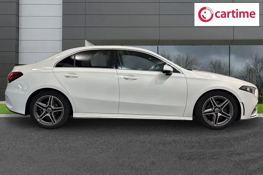 Used Mercedes A200 AMG line 150 HP (110 kW) 2021 White Sedan