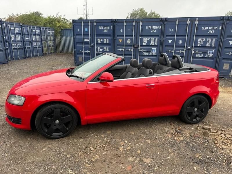 Used Audi A3 Cabriolet Sport 2008 Red Cabriolet