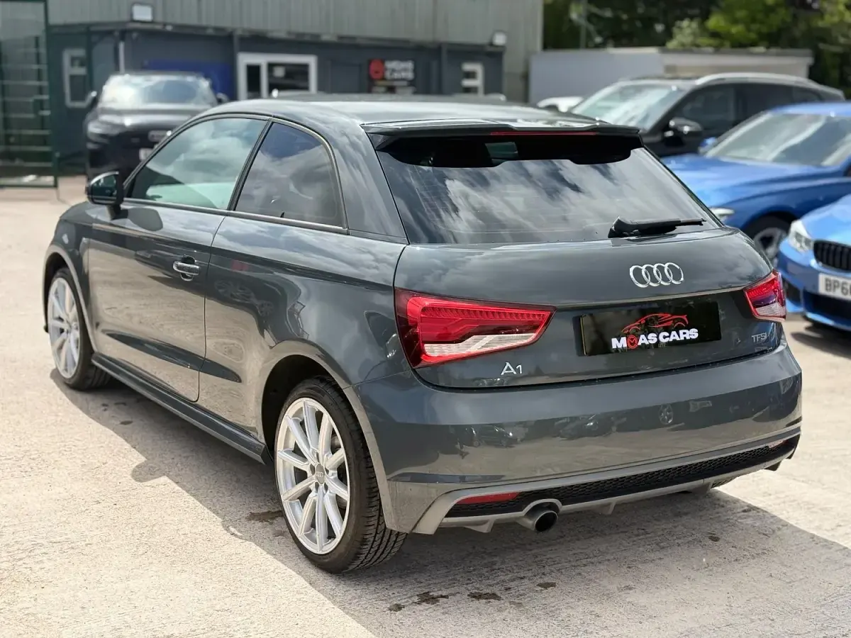 Used Audi A1 S-Line 95 HP (69 kW) 2018 Grey Hatchback