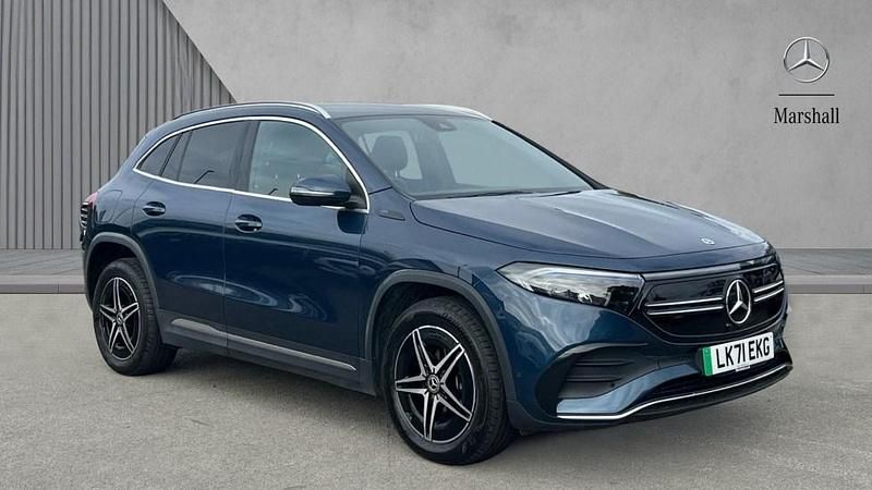 Blue Used 2021 Mercedes EQA250 AMG line SUV | £18,880 (Fair price) - Image 1/4