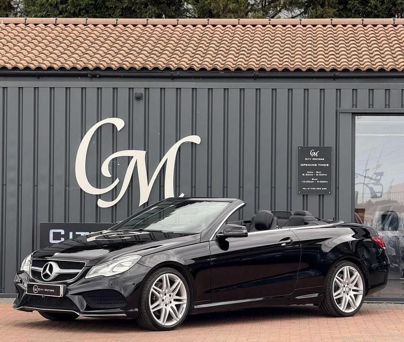 Black Used 2014 Mercedes E250 AMG Cabriolet | £7,990 (Fair price) - Image 1/4