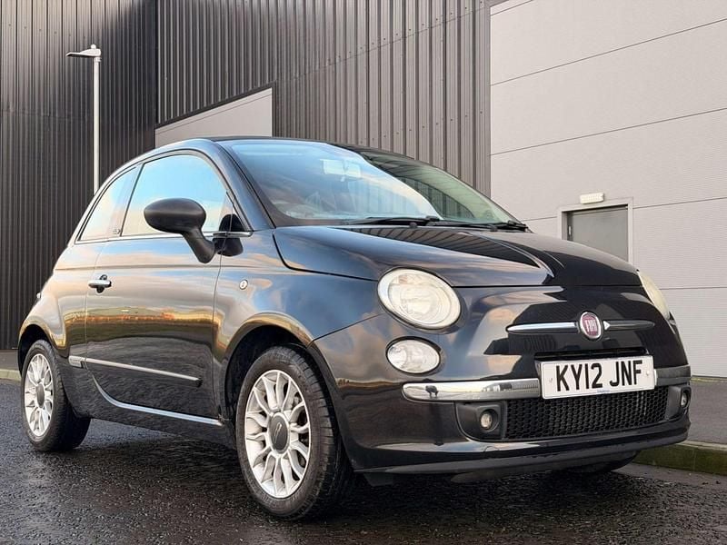 Black Used 2012 Fiat 500C Lounge Cabriolet | £3,490 (Good price) - Image 1/4