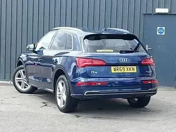 Used Audi Q5 S-Line 190 HP (139 kW) 2019 Blue SUV