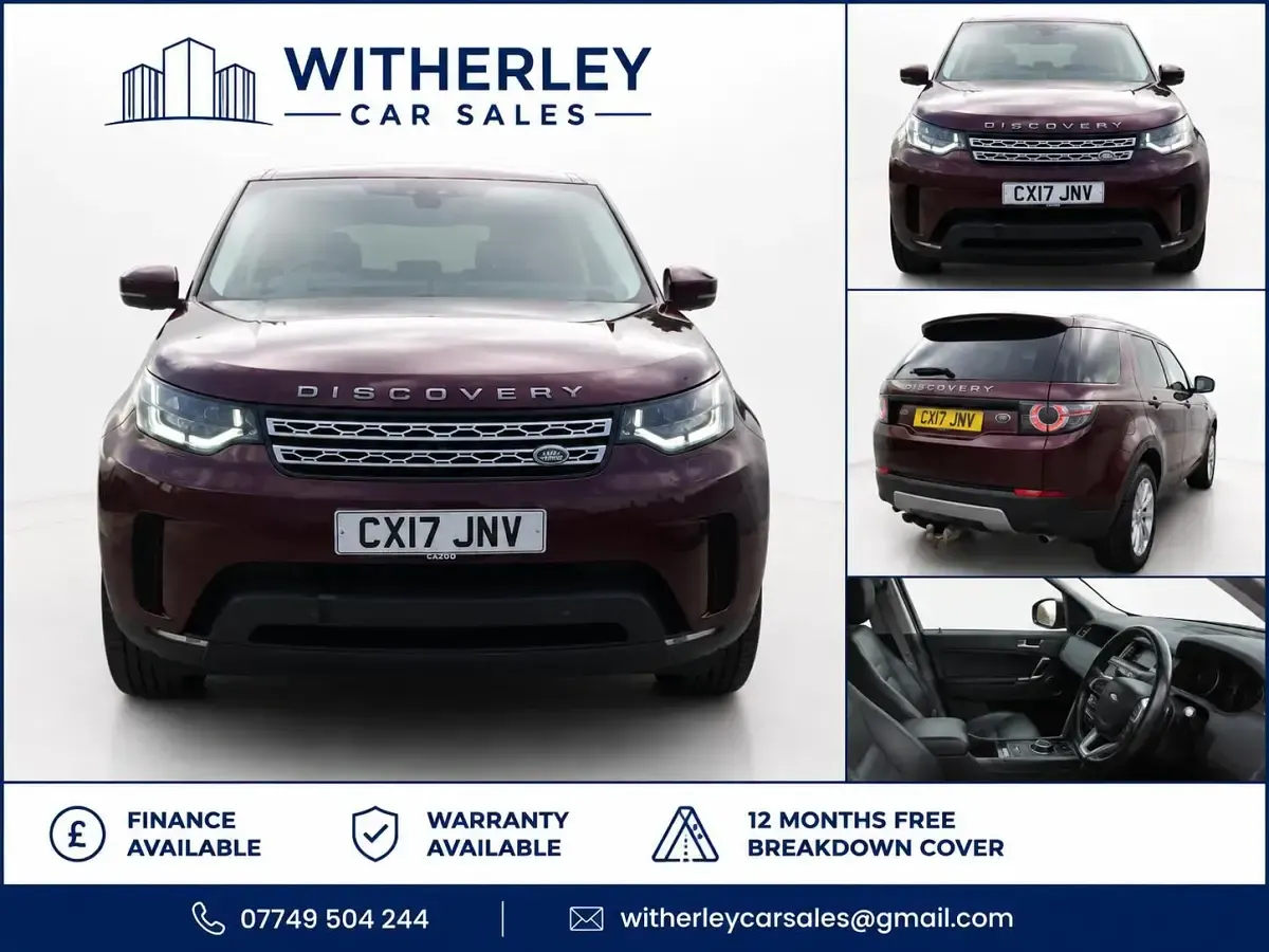 Used Land Rover Discovery 5 HSE 240 HP (176 kW) 2017 Red SUV