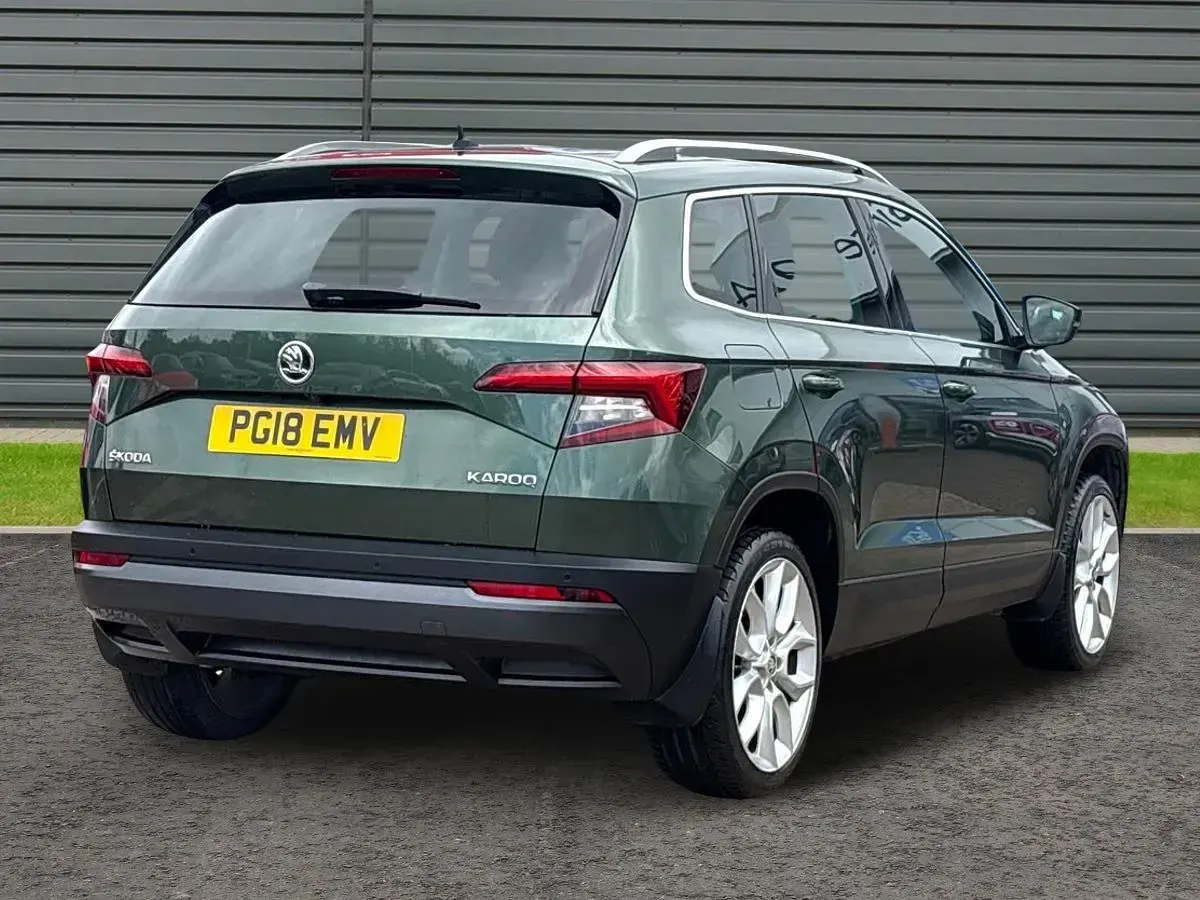 Used Skoda Karoq 150 HP (110 kW) 2018 Green SUV