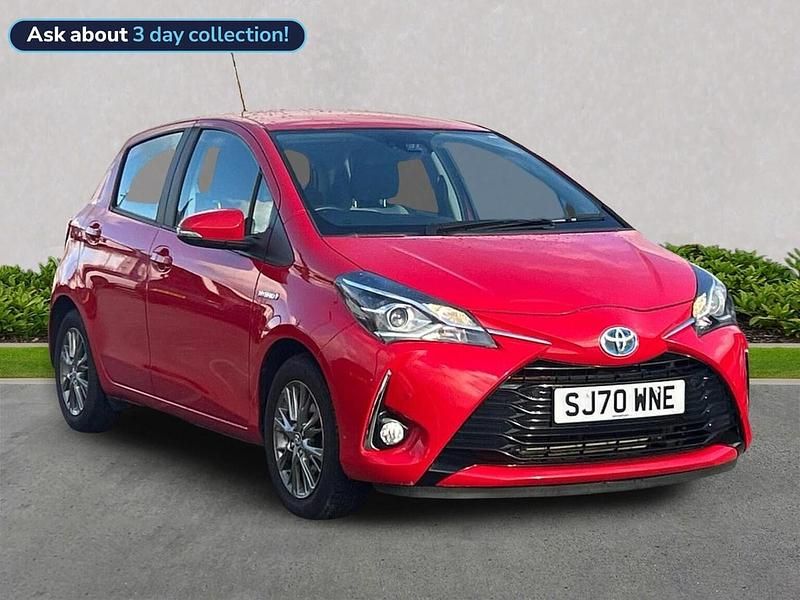 Red Used 2020 Toyota Yaris Hybrid Hatchback | £12,999 (Super price) - Image 1/4
