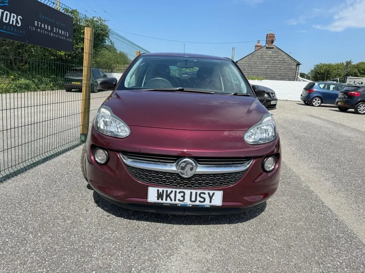 Used Vauxhall Adam Jam 87 HP (63 kW) 2013 Red Hatchback