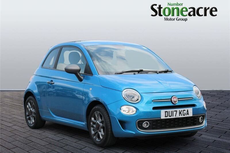 Blue Used 2017 Fiat 500 S Hatchback | £7,495 (Fair price) - Image 1/4
