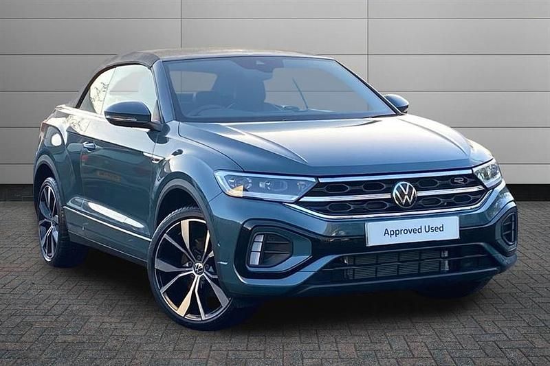 New VW T-Roc Cabriolet R-line 150 HP (110 kW) 2026 Petrol blue Cabriolet
