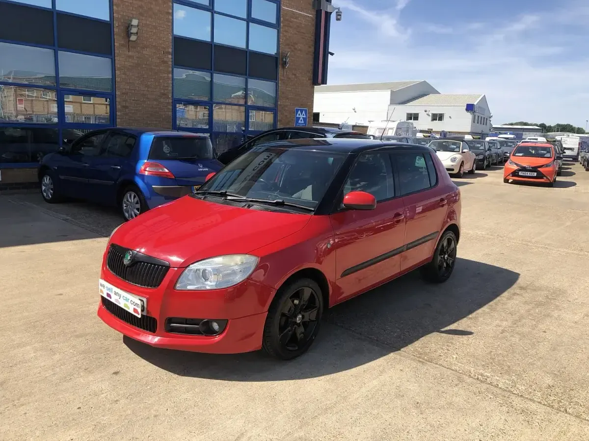 Used Skoda Fabia Sport 2009 Red Hatchback