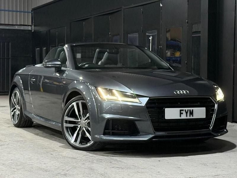Used Audi TT Roadster S-Line 180 HP (132 kW) 2017 Grey Cabriolet