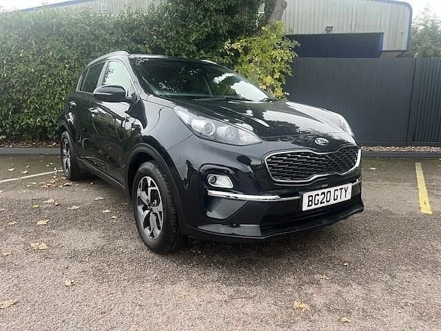 Black Used 2020 Kia Sportage 2 SUV | £13,411 (Good price) - Image 1/4