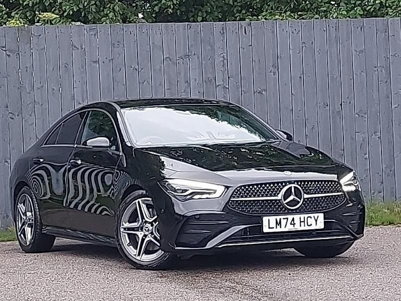 Black Used 2024 Mercedes CLA200 Executive Coupe | £30,998 (Fair price) - Image 1/4