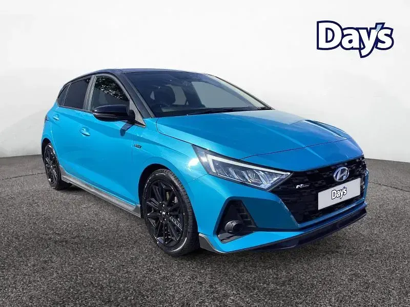 Used Hyundai i20 N Line 100 HP (73 kW) 2021 Turquoise Hatchback