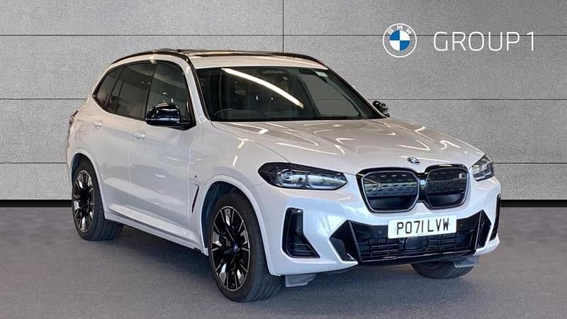 White Used 2021 BMW iX3 M Sport SUV | £28,950 (Expensive) - Image 1/4