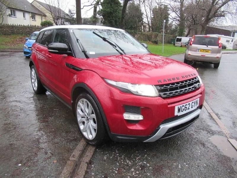 Used Land Rover Range Rover evoque Dynamic 190 HP (139 kW) 2012 Red SUV