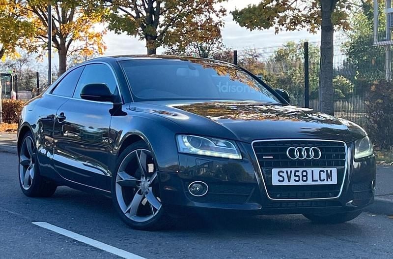 Black Used 2008 Audi A5 Sport Coupe | £2,490 (Fair price) - Image 1/4