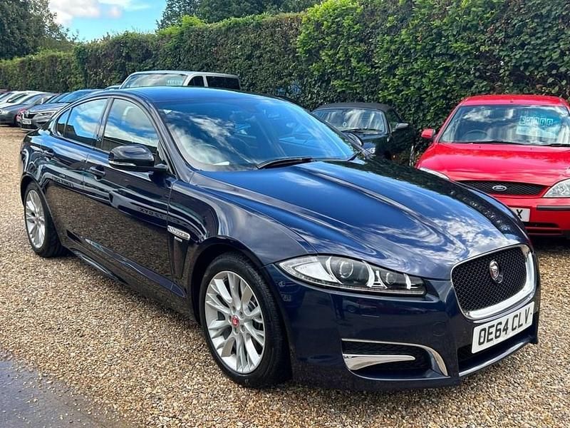 Blue Used 2014 Jaguar XF R-Sport Sedan | £8,499 (A bit pricey) - Image 1/4