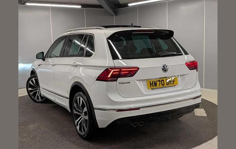 Used VW Tiguan R-line 150 HP (110 kW) 2020 White SUV